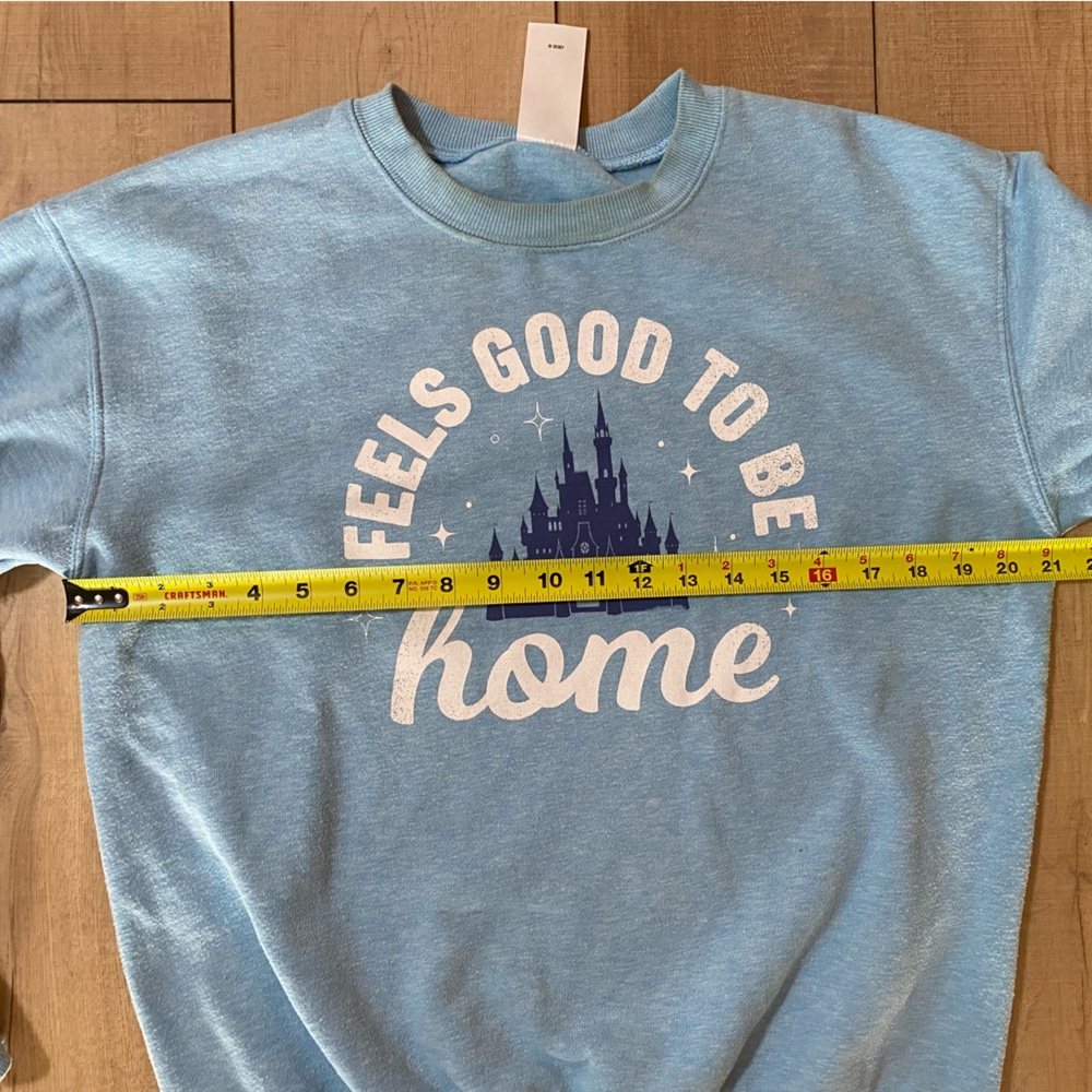 Disney Blue Sweatshirt with Disneyland Castle - Picture 8 of 16